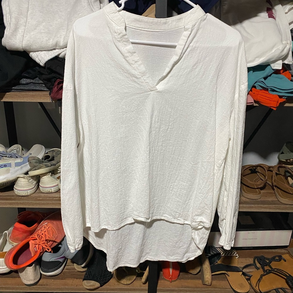 SHEIN Classic White Blouse